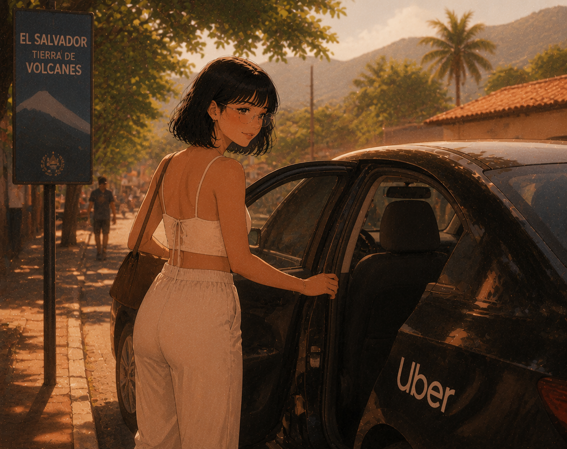 Talking to Uber Drivers and Taxis in El Salvador